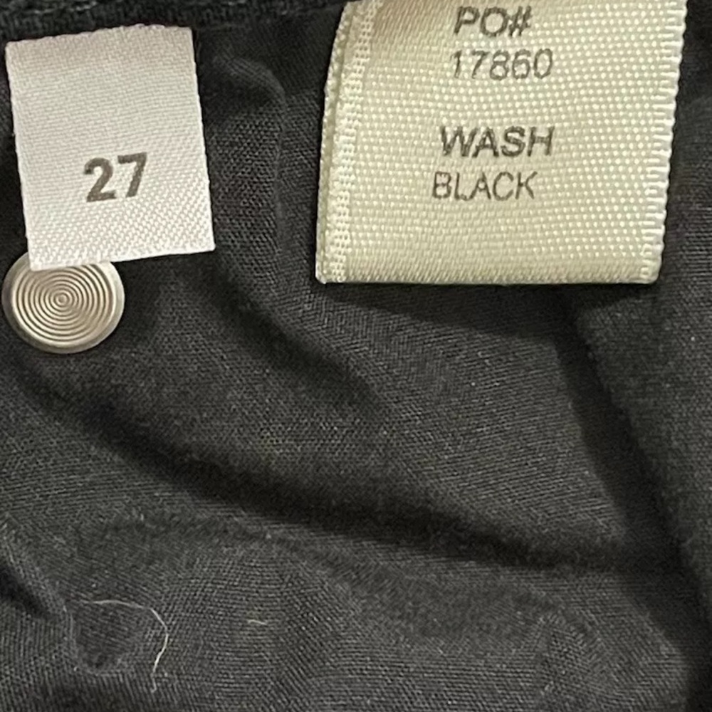 REFORMATION Black Denim JEANS Size: 27 - Picture 3 of 5